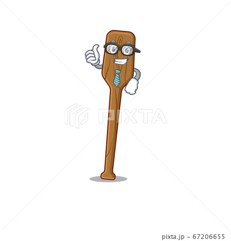 cartoon drawing of oars Businessman wearing glasses and tie 67206655