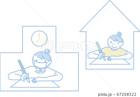 分散登校で感染予防 分散登校で感染予防 67208522