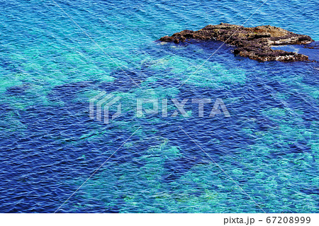 神威岬から見た海面　テクスチャイメージ 67208999