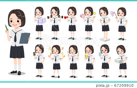 Girl_High-school-students.eps 67209910