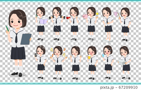 Girl_High-school-students.eps 67209910