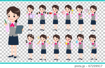 Female-worker_Receptionist.eps 67209917