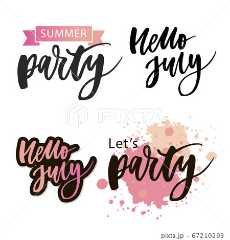 Let's party. Inspirational vector Hand drawn Let's party. Inspirational vector Hand drawn 67210293