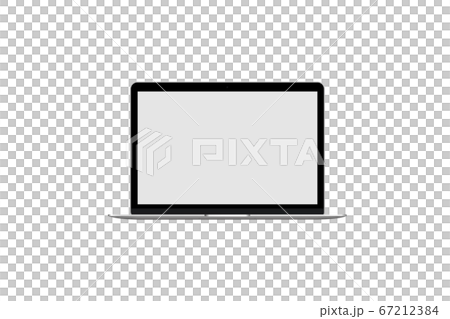 Front computer monitor silver screen 67212384