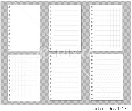 Notebook Illustration Material Set / Vector 67215172