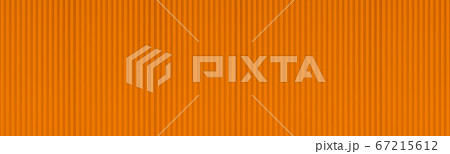 Panorama of new orange corrugated metal wall. Panorama of new orange corrugated metal wall. 67215612