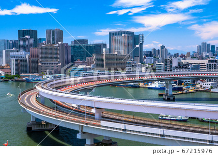 《東京都》レインボーブリッジ・ループ橋 《東京都》レインボーブリッジ・ループ橋 67215976