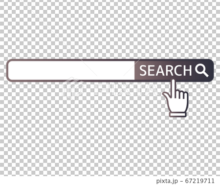 検索ボックスのベクターイラスト 検索バー のイラスト素材