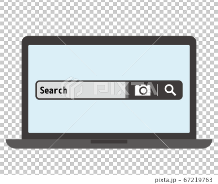 検索ボックスのベクターイラスト 検索バー 画像検索のイラスト素材