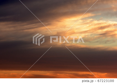 Dramatic sky at sunset with red, yellow and orange Dramatic sky at sunset with red, yellow and orange 67223100