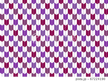 矢絣 紫 かわいいのイラスト素材