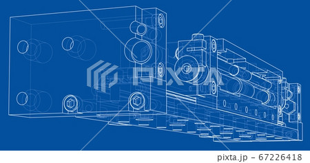 Abstract industry object concept 67226418