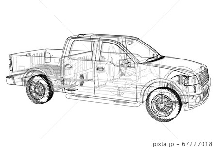 Car silhouettes. 3D illustration 67227018