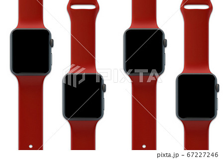 Apple Watch アップルウォッチ 画面のイラスト素材