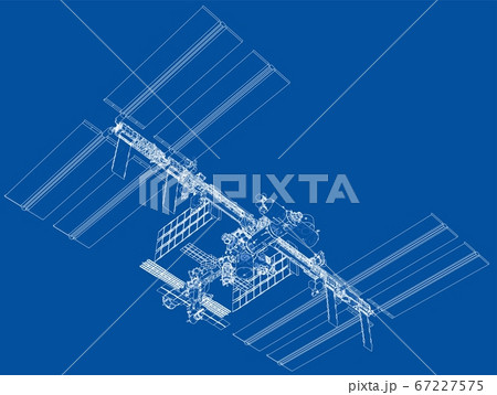 Abstract Spaceship Outline 67227575