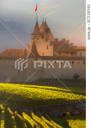 Chateau d'Aigle in canton Vaud, Switzerland Chateau d'Aigle in canton Vaud, Switzerland 67228593