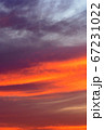 Dramatic sky at sunset with red, yellow and orange 67231022