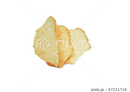 Corrugated Potato Chips. Snack. Isolate Corrugated Potato Chips. Snack. Isolate 67231716