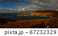 Atlantic coast with cliffs in sunset light 67232329