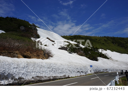 行ってみよう春の八幡平 雪の壁 行ってみよう春の八幡平 雪の壁 67232443