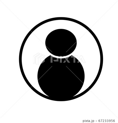 user icon on white background. man symbol. user login icon. user profile with plus glyph sign. 67233956