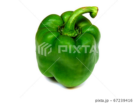 Sweet pepper isolated on white background. 67239416
