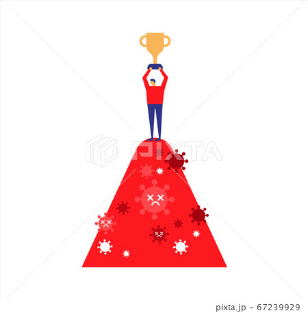 Man win fight against coronavirus with prize award 67239929