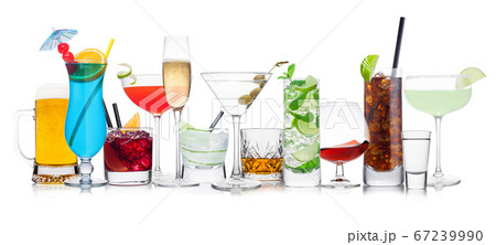 Various summer cocktails and strong alcohol drinks Various summer cocktails and strong alcohol drinks 67239990