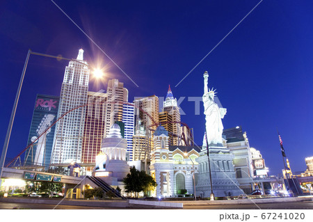 ラスベガスの街並み 67241020