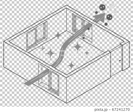 A good example of how to ventilate a virus and a room. Efficient if you open a diagonal window. 67241270