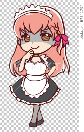 An anime-style maid who is wicked An anime-style maid who is wicked 67241794