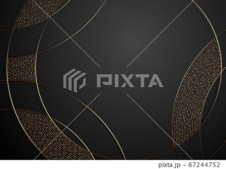 Gold and Black Abstract Luxury Background 67244752