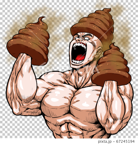 膽量，他媽的，大便，凳子，糞便，商人，學生，尖叫，圖形小說，卡通，肌肉，健美，男子氣概 67245194