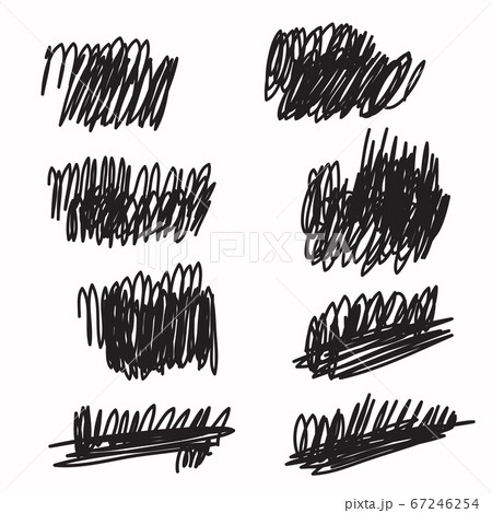 Black brush strokes set, vector logo design elements for presentations Black brush strokes set, vector logo design elements for presentations 67246254