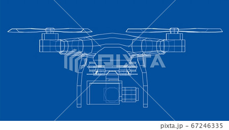 Drone concept. 3D illustration Drone concept. 3D illustration 67246335