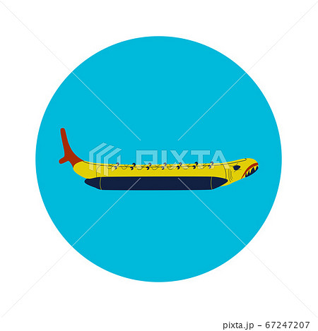 Inflatable Boat Banana Icon 67247207