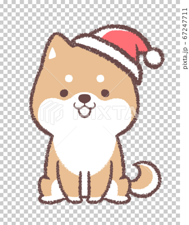Multicolor 18x18 Candy Moon Design Shiba Inu Dog Shibe Kawaii Cute Doge Christmas Hat Holiday Throw Pillow