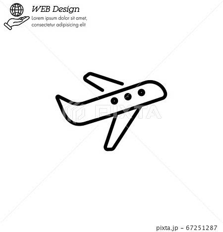 plane, airplane icon thin line, linear, outline. Simple sign, logo. plane, airplane icon thin line, linear, outline. Simple sign, logo. 67251287