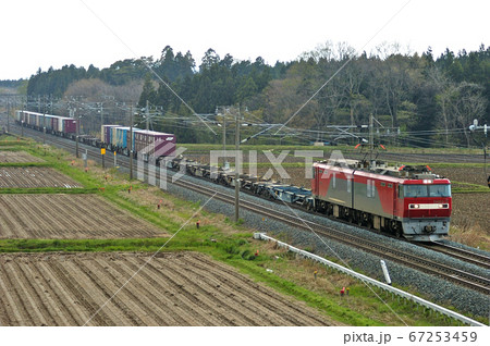 東北本線　金ケ崎－六原　JR貨物　EH500-15（仙台） 67253459