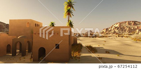 Beautiful natural background -African oasis 3d rendering Beautiful natural background -African oasis 3d rendering 67254112