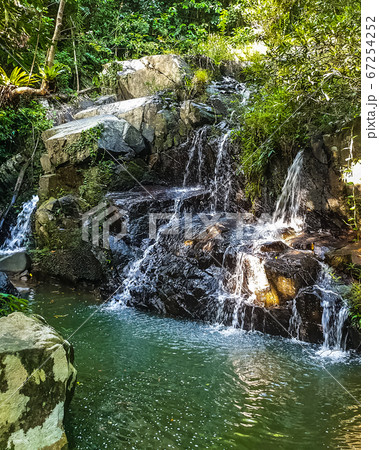 Waterfall and mountaina river in the Yanoda park, Waterfall and mountaina river in the Yanoda park, 67254252