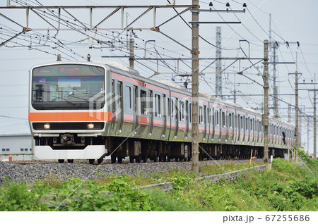 武蔵野線 南越谷-東川口 JR東日本 E231系0番台 MU13編成(京葉) 武蔵野線 南越谷-東川口 JR東日本 E231系0番台 MU13編成(京葉) 67255686