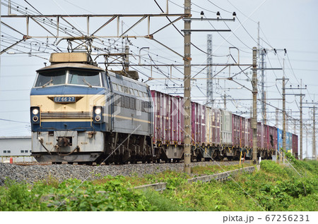 武蔵野線 南越谷-東川口 JR貨物 EF66-27(吹田) 武蔵野線 南越谷-東川口 JR貨物 EF66-27(吹田) 67256231