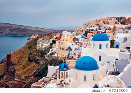 Famous greek tourist destination Oia, Greece 67256300