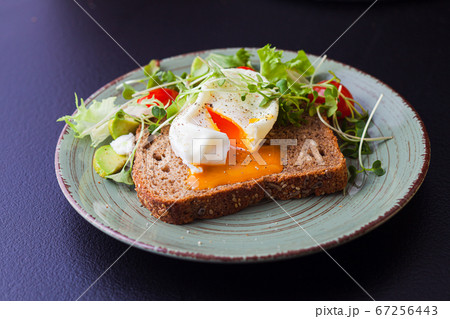 The light and dietary food for breakfast 67256443