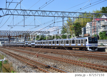 東海道本線 戸塚-大船 JR東日本 E217系 Y-24編成(鎌倉) 東海道本線 戸塚-大船 JR東日本 E217系 Y-24編成(鎌倉) 67257150