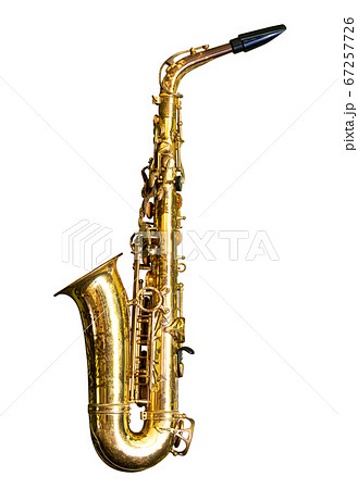 Saxophone isolated on white 67257726