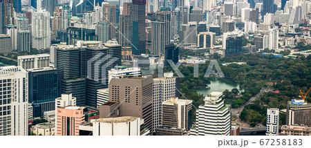 Aerial view cityscape Aerial view cityscape 67258183