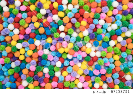 カラフル フェルト玉 カラフル フェルト玉 67258731