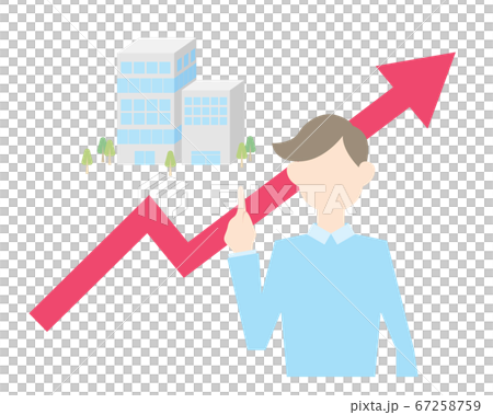 Stock prices are cheap on the rise clipart